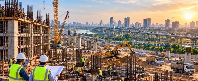 Golden-Hour Urban Infrastructure Project